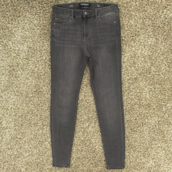 Liverpool Women's Skinny Jeans - Dark Gray - Picture 1 of 12